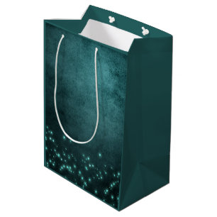 Mystic Twilight Stars Deep Blauwgroen groene neo Medium Cadeauzakje