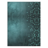 Mystic Twilight Stars | Deep Blauwgroen groene neo Tafelkleed (Voorkant)