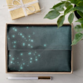 Mystic Twilight Stars | Deep Blauwgroen groene neo Tissuepapier (Geschenk)