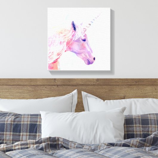 Mystic Unicorn Canvas Afdruk (Insitu (Slaapkamer))