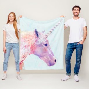 Mystic Unicorn Fleece Deken
