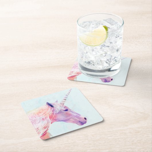Mystic Unicorn Kartonnen Onderzetters (Insitu)