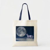 Mystic Unicorn Moon Magic Canvas tas (Voorkant)