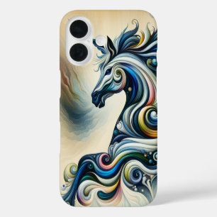 Mystic Unicorn Swirl iPhone 16 Hoesje
