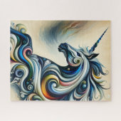Mystic Unicorn Swirl Legpuzzel (Horizontaal)