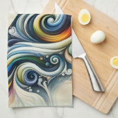 Mystic Unicorn Swirl Theedoek (Quarter Fold)