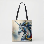 Mystic Unicorn Swirl Tote Bag (Voorkant)