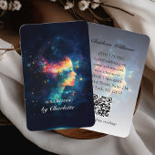 Mystic Universe Woman QR-code Visitekaartje