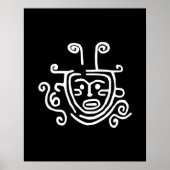 Mystic Vibes: Tribal Shaman Mask Poster (Voorkant)