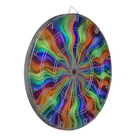 Mystic Vibrations Dart Board Dartbord (Voorkant Links)