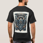 Mystic Viking Rune Helm T-shirt (Achterkant)