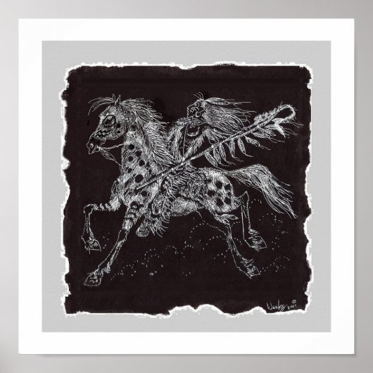 Mystic Warrior Print, Poster Paper (Matte) (Voorkant)
