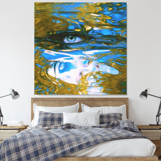 Mystic Waters Canvas Afdruk (Insitu (Slaapkamer))
