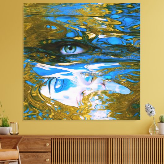 Mystic Waters Canvas Afdruk (Insitu (Woonkamer))