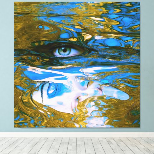 Mystic Waters Canvas Afdruk (Insitu (Houten vloer))