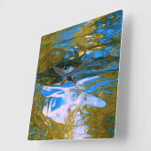 Mystic Waters Vierkante Klok (Hoek)
