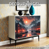 Mystic Waterscape Vision - Decoupage - Tissuepapier