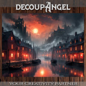 Mystic Waterscape Vision - Decoupage - Tissuepapier