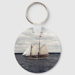 Mystic Whaler-knop sleutelketen Sleutelhanger