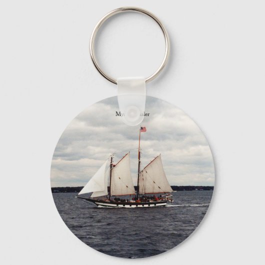 Mystic Whaler-knop sleutelketen Sleutelhanger (Voorkant)