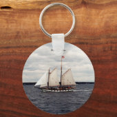 Mystic Whaler-knop sleutelketen Sleutelhanger (Voorkant)