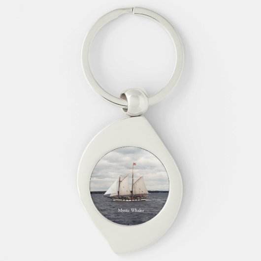 Mystic Whaler metal-sleutelketen Sleutelhanger (Voorkant)