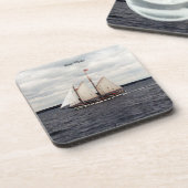 Mystic Whaler set of 6 plastic onderzetters (Linkerzijde)