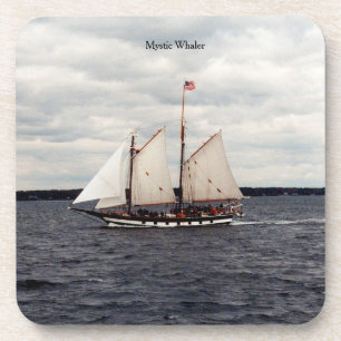 Mystic Whaler set of 6 plastic onderzetters