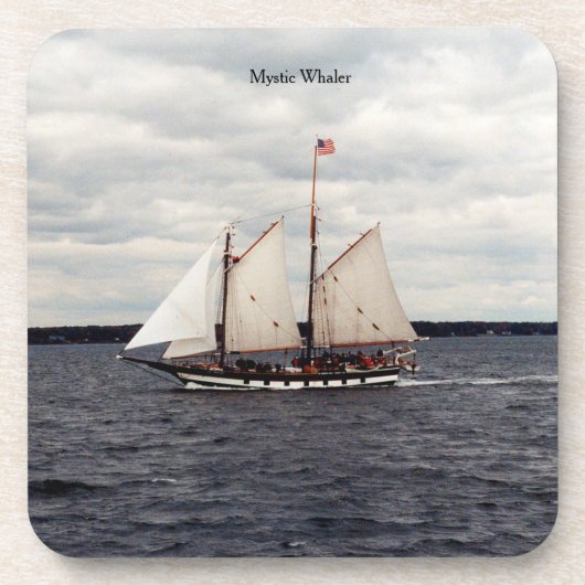 Mystic Whaler set of 6 plastic onderzetters (Voorkant)