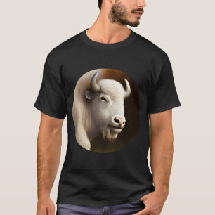 Mystic White Buffalo Digitale Kunst T-shirt