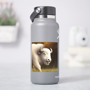 Mystic White Buffalo Digitale Kunst Vinyl Sticker