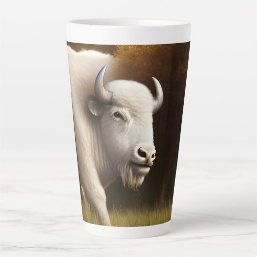 Mystic White Buffalo Latte Mok (Voorkant)