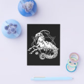 Mystic White Capricorn | Zodiac Star Flyer (Enkel)