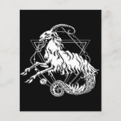 Mystic White Capricorn | Zodiac Star Flyer (Voorkant)