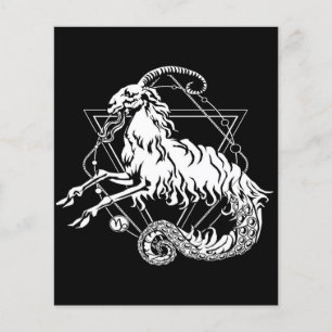 Mystic White Capricorn   Zodiac Star Flyer