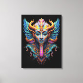 Mystic Winged Deity Canvas Afdruk (Voorkant)