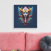 Mystic Winged Deity Canvas Afdruk (Insitu (Woonkamer))
