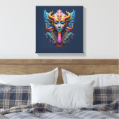 Mystic Winged Deity Canvas Afdruk (Insitu (Slaapkamer))