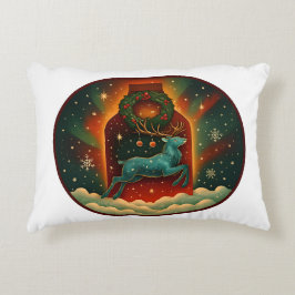 Mystic Winter Stag Accent Kussen