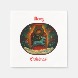 Mystic Winter Stag Servet