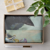 Mystic Witch & Black Cat Halloween Decoupage Tissuepapier (Geschenk)