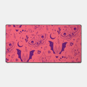 Mystic Witch Cat & Moth Bureaumat (Voorkant)
