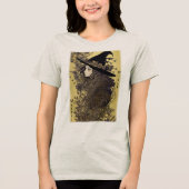Mystic Witch Halloween Witch Tri-Blend Shirt (Voorkant)