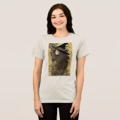 Mystic Witch Halloween Witch Tri-Blend Shirt (Voorkant volledig)