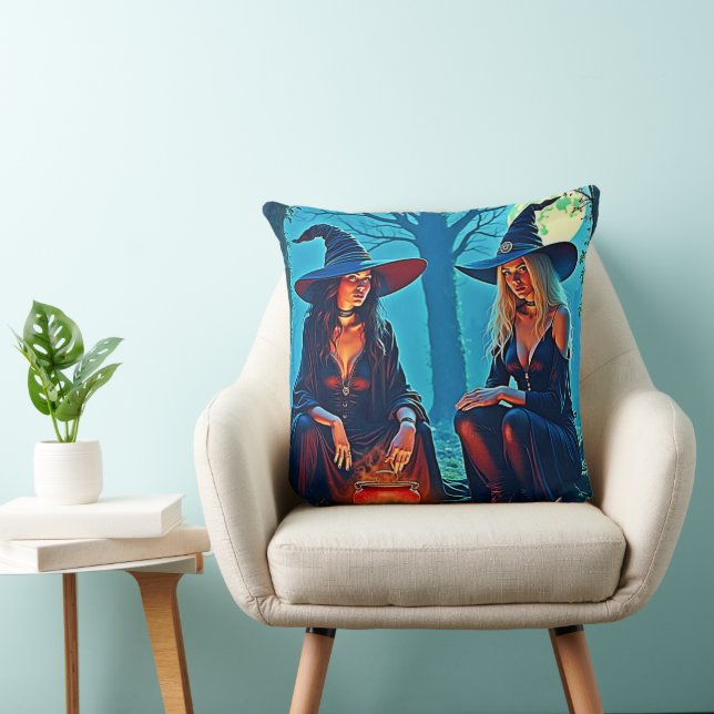Mystic Witches Cauldron Spellbound Kussen (Stoel)