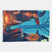 Mystic Witches Cauldron Spellbound Theedoek (Horizontaal)