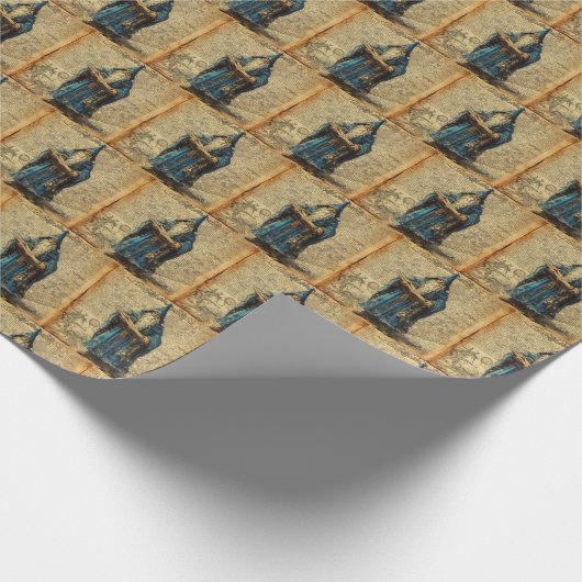 Mystic Wizard Grimoire  Fantasy Cadeaupapier (Hoek)