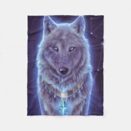 Mystic Wolf Fleece Deken