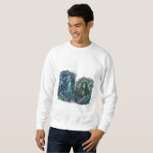 Mystic Wolf & Forest Goddess Kunst Trui (Voorkant volledig)