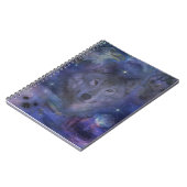 Mystic Wolf in het moonlicht Notitieboek (Linkerzijde)